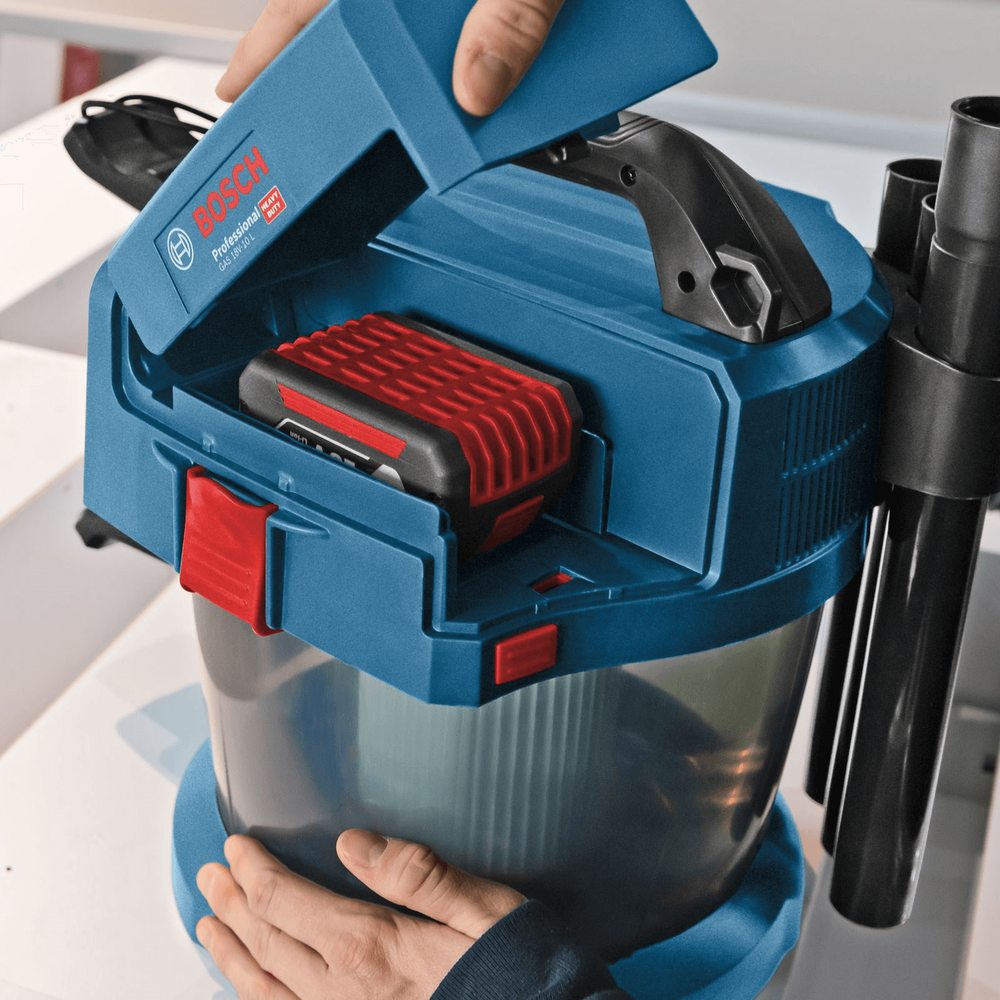 Bosch GAS 18V-10L Cordless Wet & Dry Vacuum / Dust Extractor - Goldpeak Tools PH Bosch Bosch GAS 18V-10L Cordless Wet & Dry Vacuum / Dust Extractor - Goldpeak Tools PH Bosch